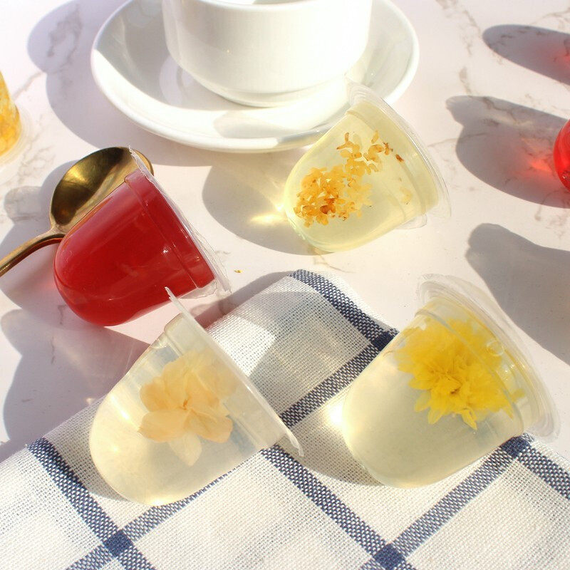 果冻云南农业大学农科院七彩云茉莉500g网红休闲零食果冻