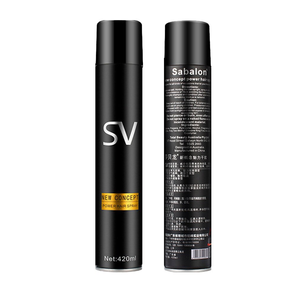 莎贝龙摩丝头发造型发胶持久定型喷雾420ml瓶男摩丝