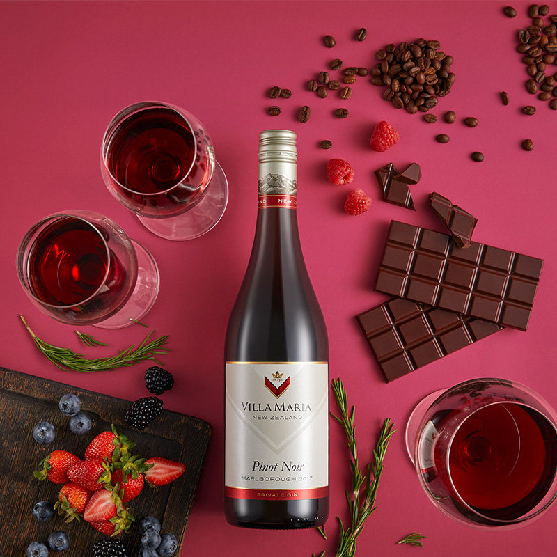 新玛利玛利庄园villamaria珍匣黑皮红葡萄酒750ml马尔干红静态葡萄酒