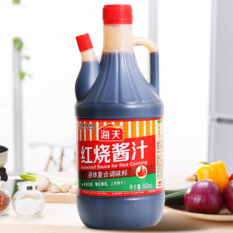 酱油红烧酱汁海天调味料800ml精品酿造烹饪炒菜酱油