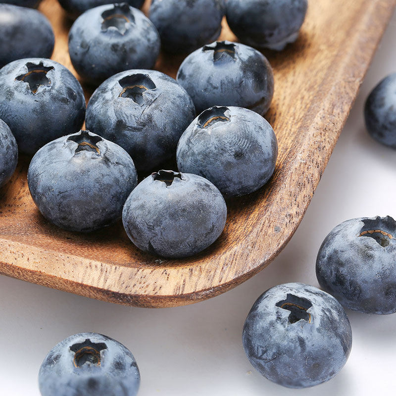 ozblu秘鲁进口蓝莓6盒礼盒盒装125g大果新鲜蓝莓