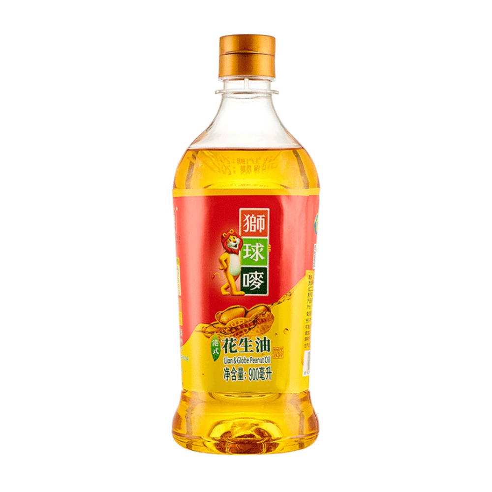 狮球唛一级花生油900ml物理压榨 香港品牌家用好油