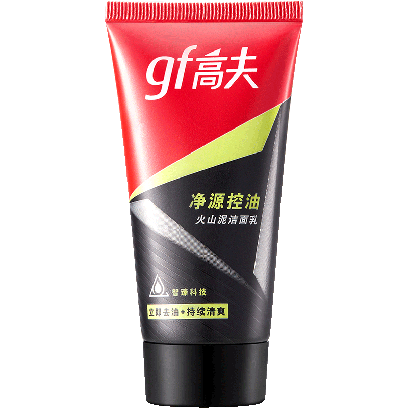 源控火山洁面乳高夫男士洁面50g1支男士洁面