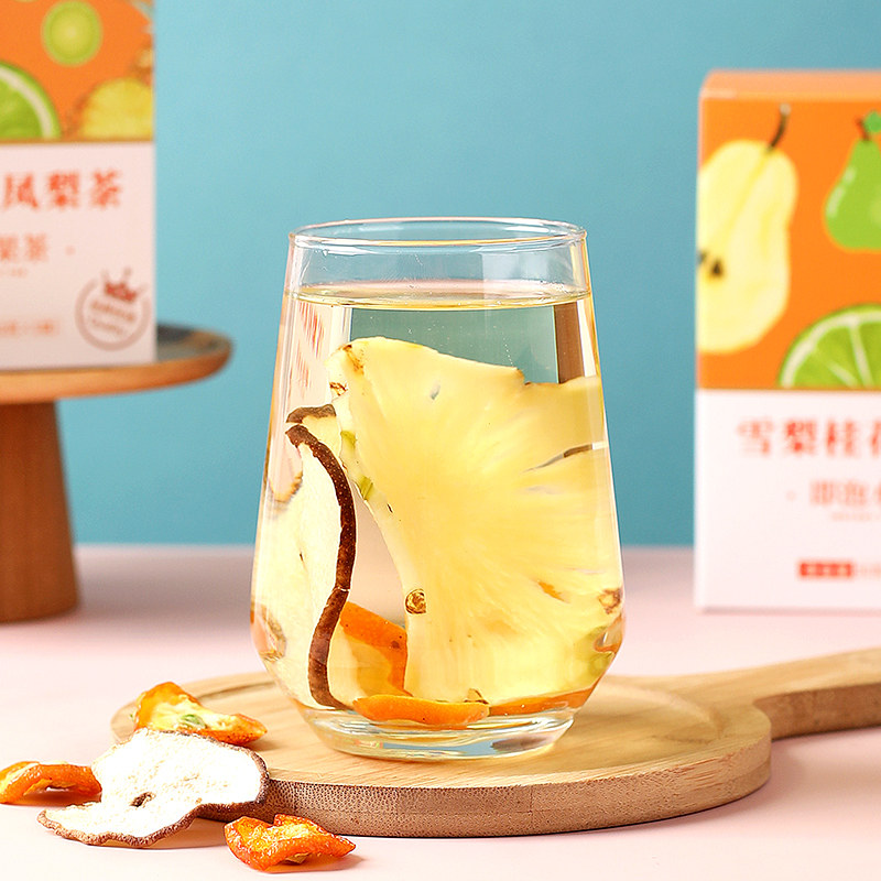 徽隆堂雪梨桂花凤梨茶泡茶18g5袋