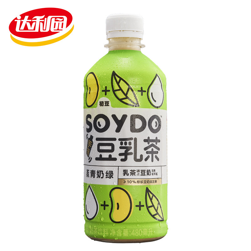 达利园茶饮料手摇豆乳茶燕奶绿480ml15瓶办公室礼盒茶饮料
