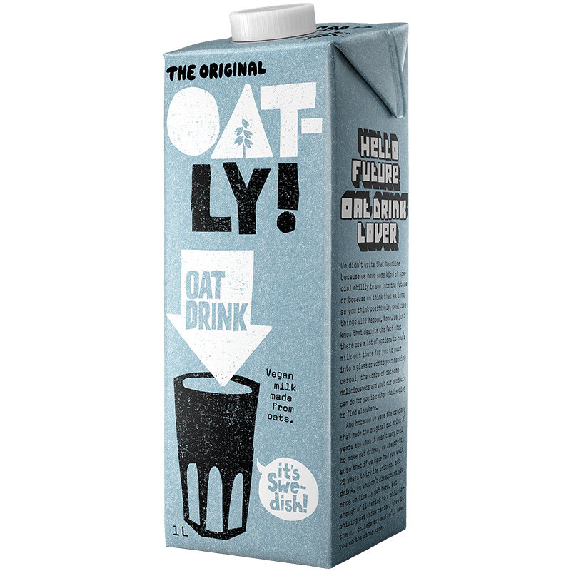 oatly噢麦力低脂原味燕麦奶1l