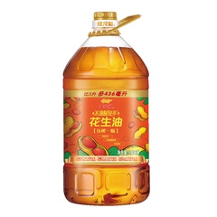 【欢乐超市酒水节】金龙鱼不油腻轻年花生油5.436L/桶价格比较