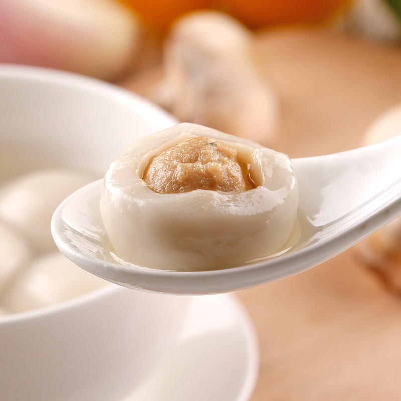 鲜美肉汤汤圆速食龙凤经典方便早餐点心200g汤圆