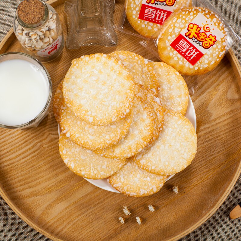 【天猫超市】米多奇 雪饼263g/包 仙贝雪米饼休闲小零食早餐