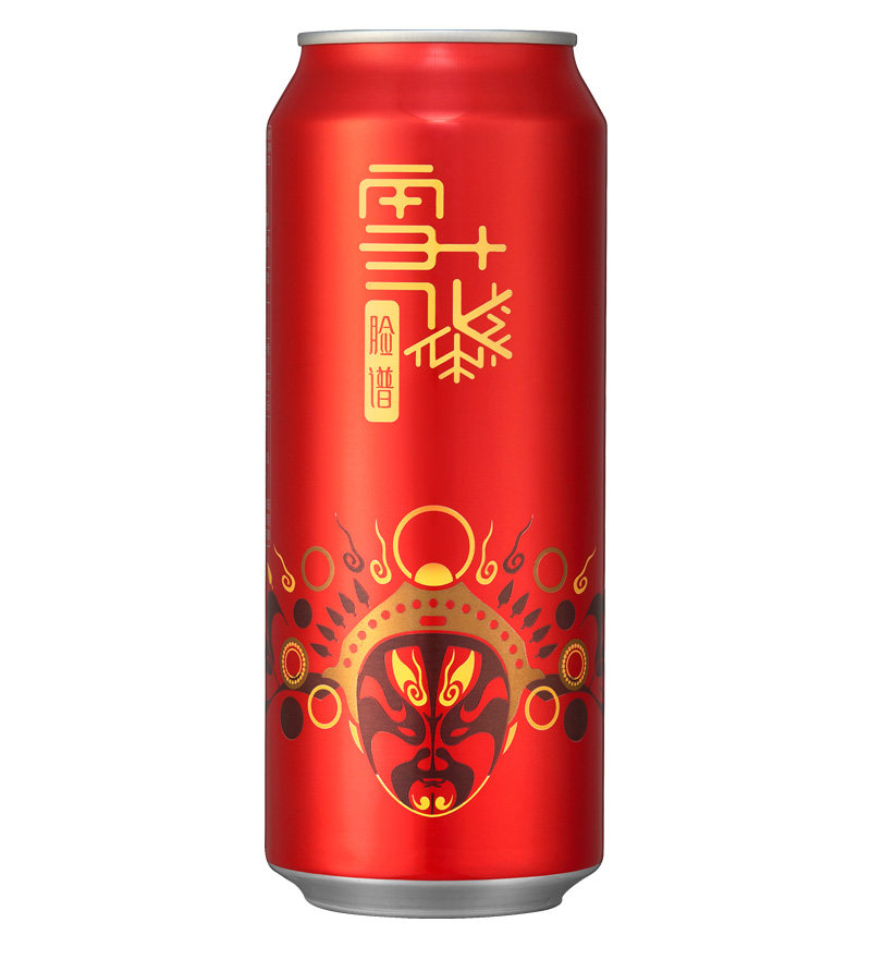 雪花啤酒(概念系列)脸谱花脸500ml*1听单听装