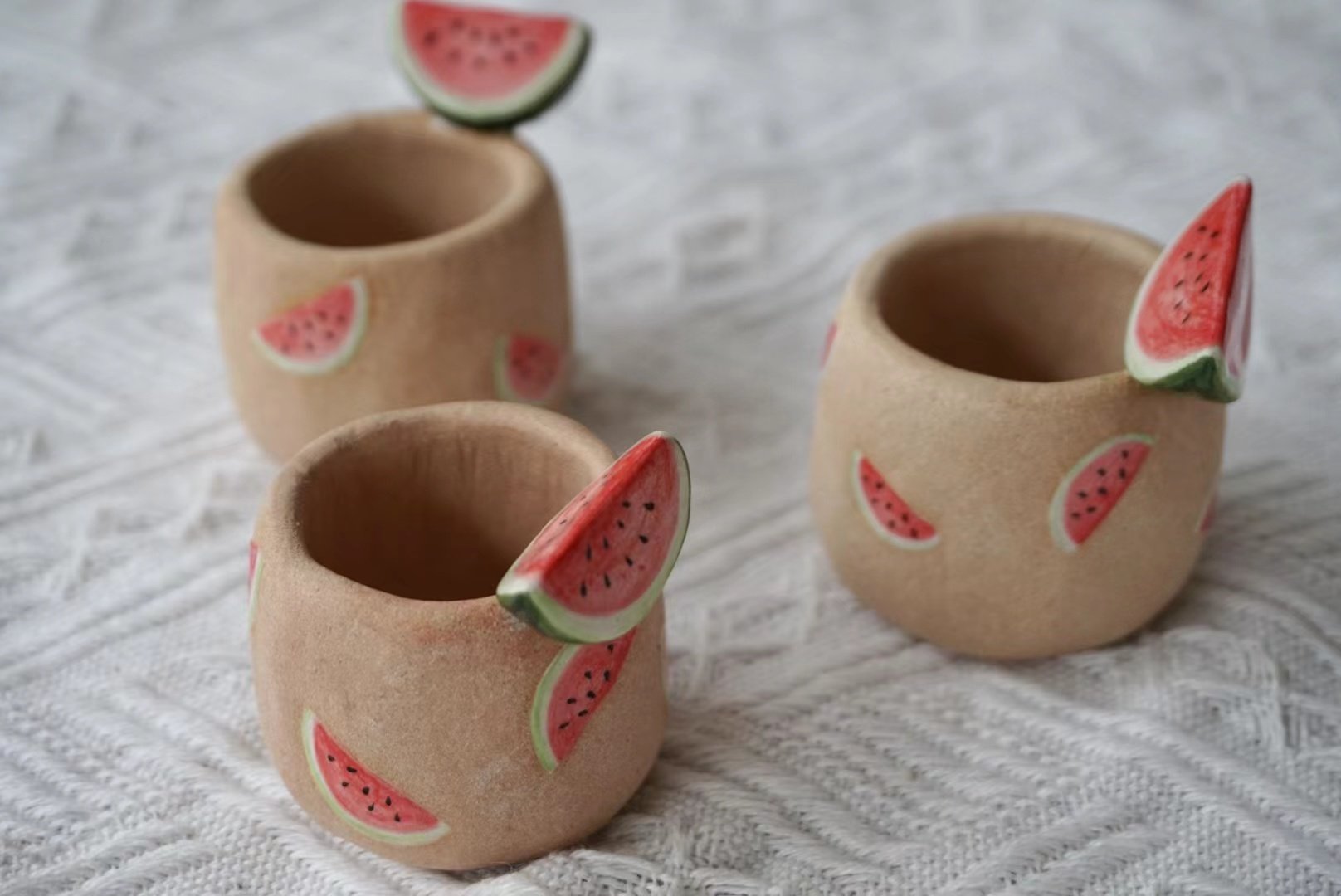 tozzi手工手绘多肉植物花盆精工创意精致手捏花盆