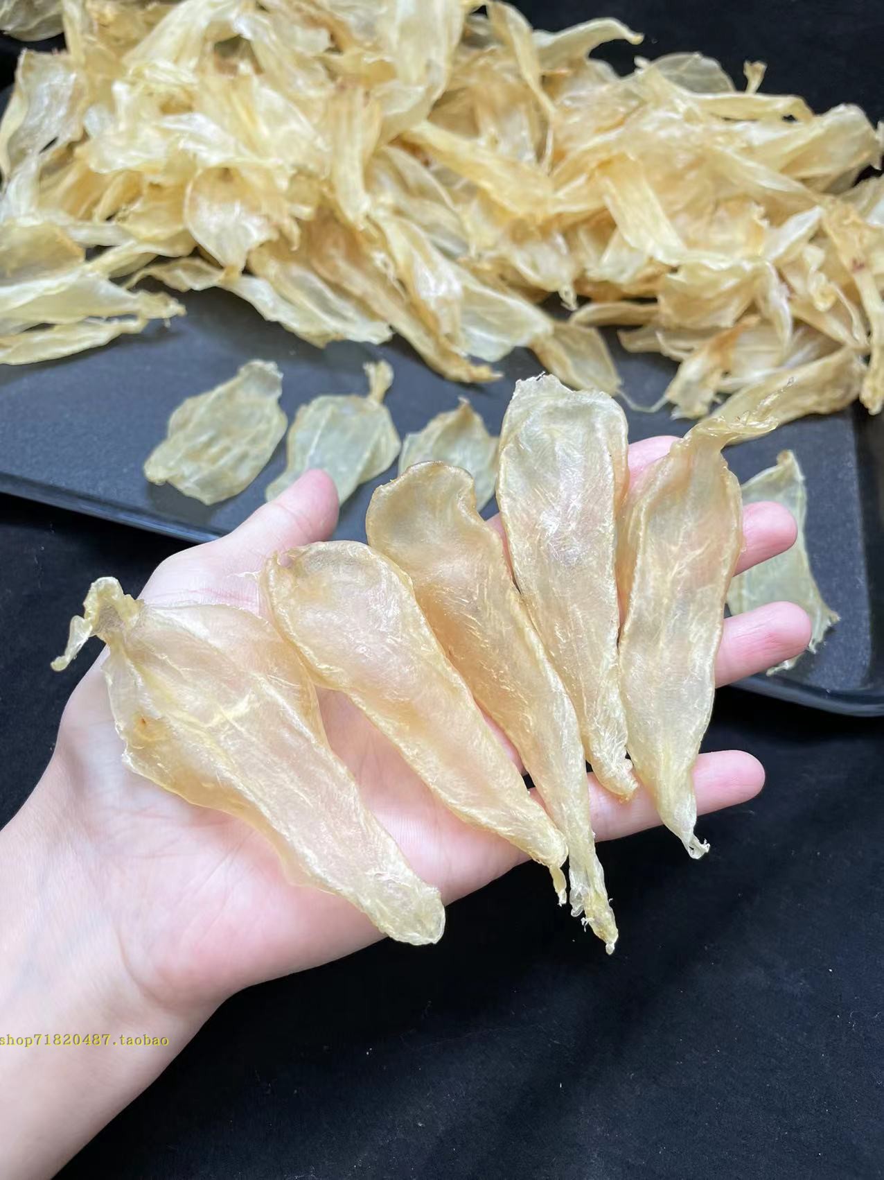 正宗白花深海鱼胶水产干货备孕月子滋补美容花胶