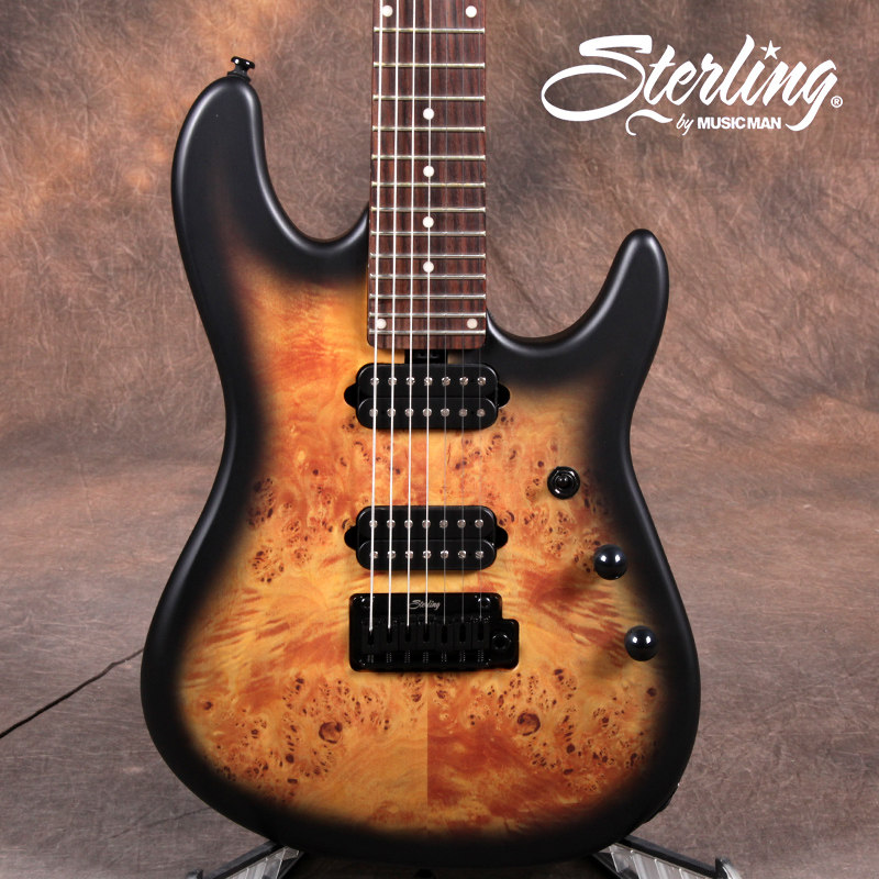 sterlingbymusicmanjasonrichardson签名款电吉他七弦进阶吉他电吉他
