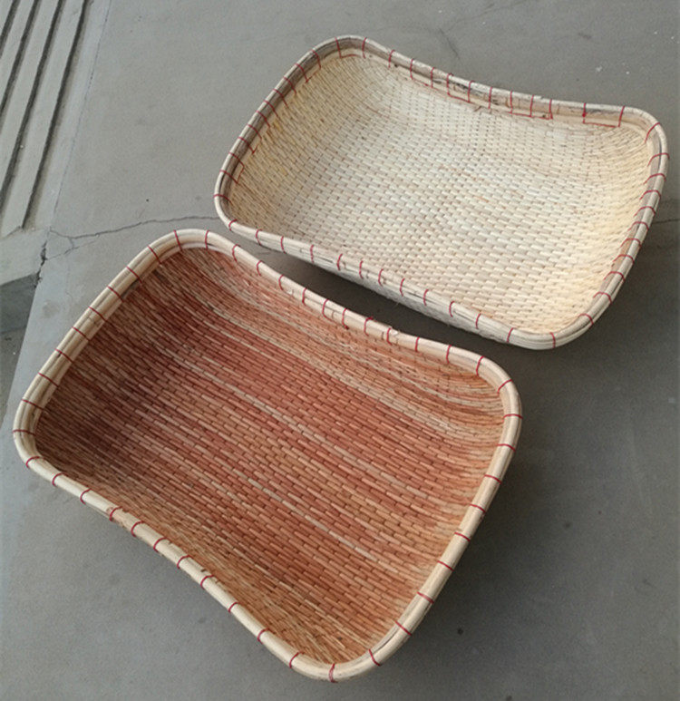 柳编长方形大中小号笸箩筐藤编竹编 推荐