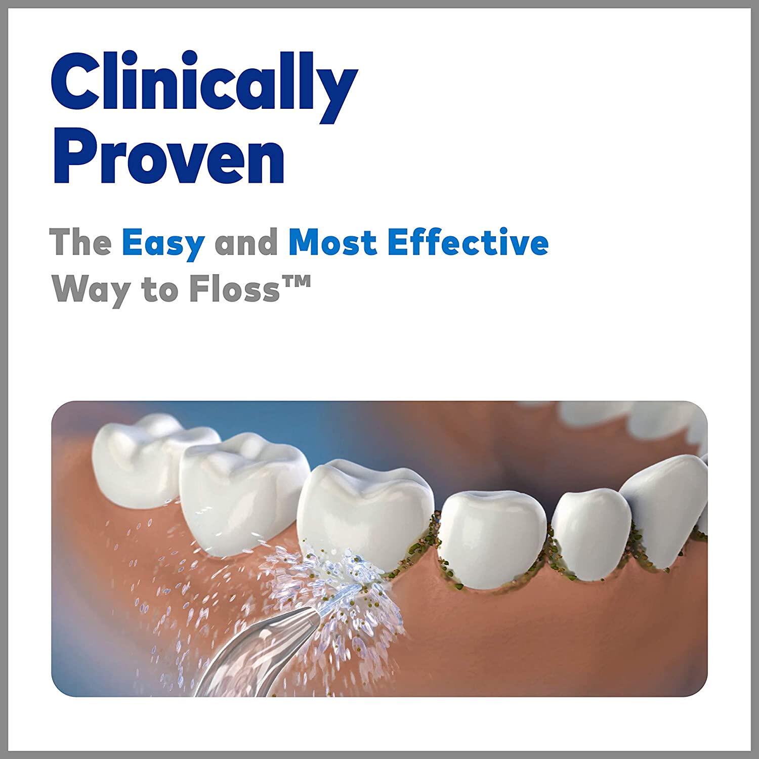 美国waterpik洁碧便携无线牙线冲牙白色wf02水牙线