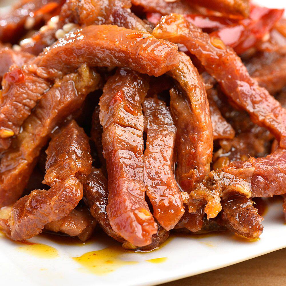 好吃四川自贡冷吃牛肉抖音熟食真空小袋即食牛肉类