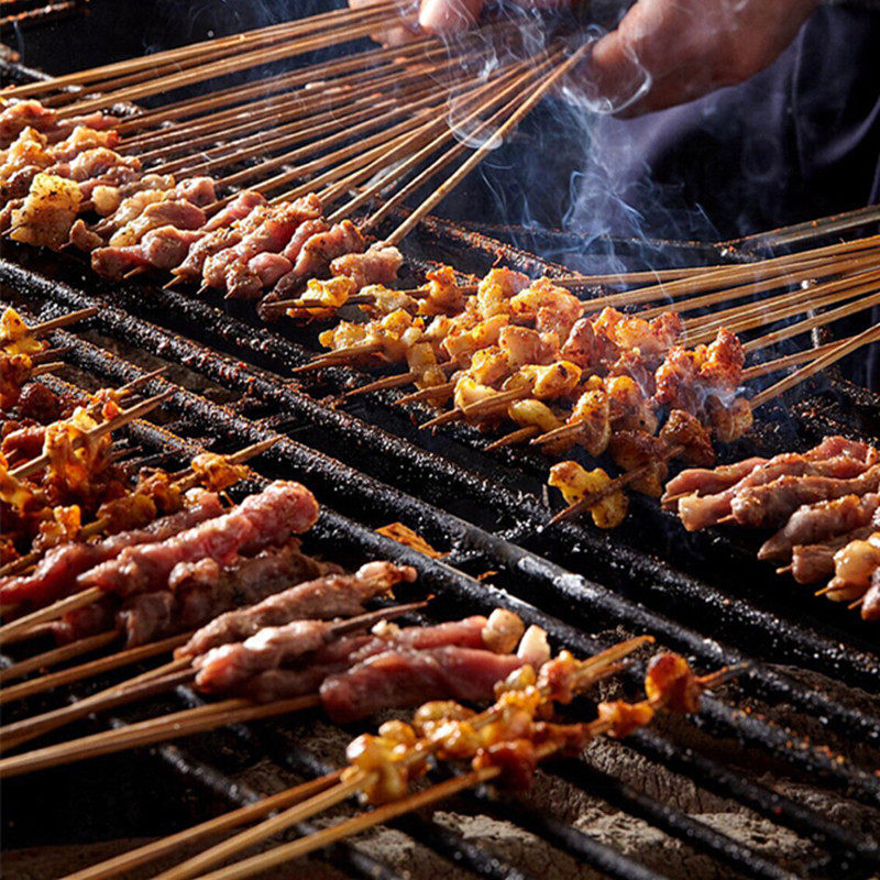 户外烧烤油炸小吃bbq豆皮串780克x30半成品豆制品其它