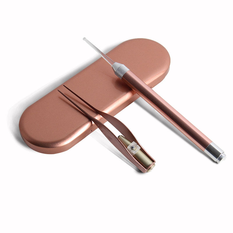 挖耳勺6件套发光掏耳勺专业螺旋式耳挖扣耳屎扒子采耳朵工具神器