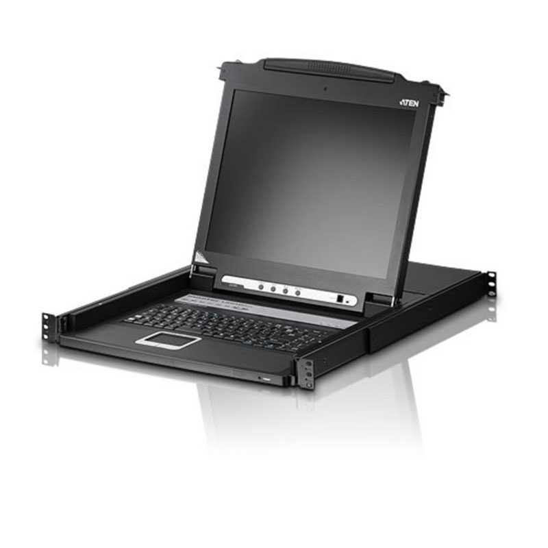 aten宏正cl1008mcl1008ma8口ps2kvmlcd液晶切换器kvm