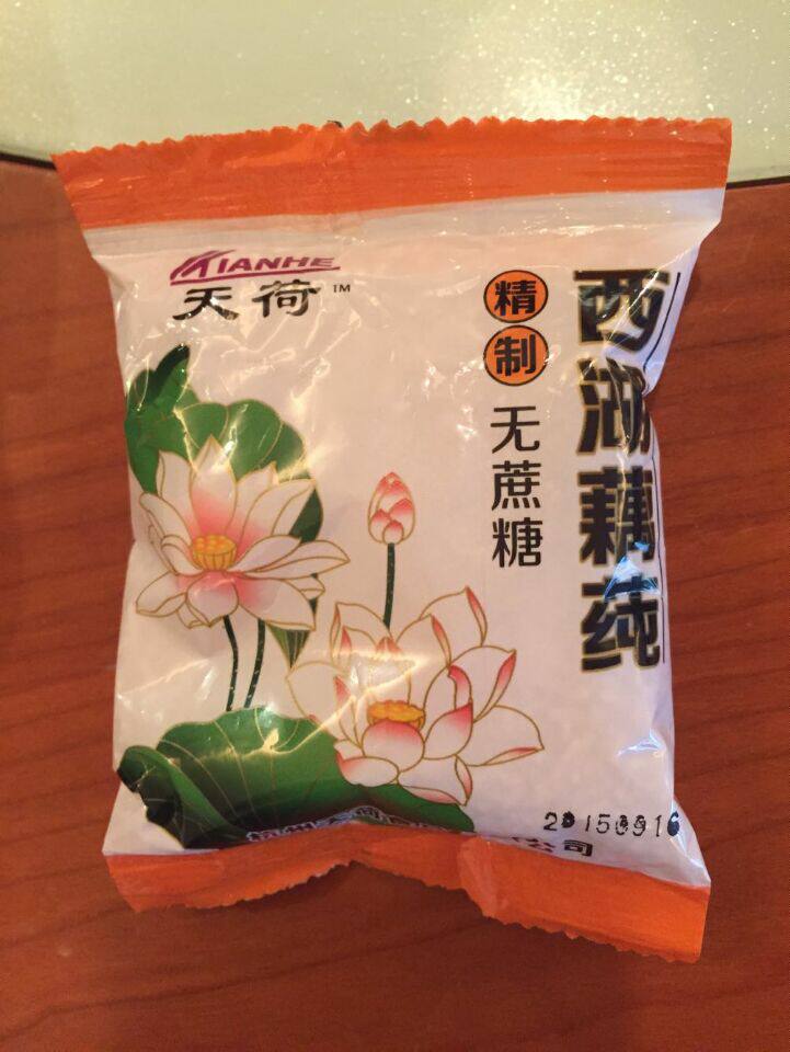 杭州特产天荷牌不添加糖西湖藕粉500g散装原味藕纯无糖西湖藕莼