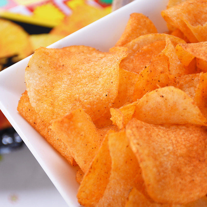 四洲热浪薯片50g闲趣零食膨化小吃5种口味休闲零食大礼包