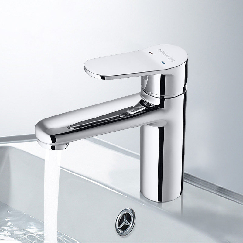 法恩莎卫浴旗舰冷热冷热水水龙头家用镀铬洗手盆面盆面盆龙头