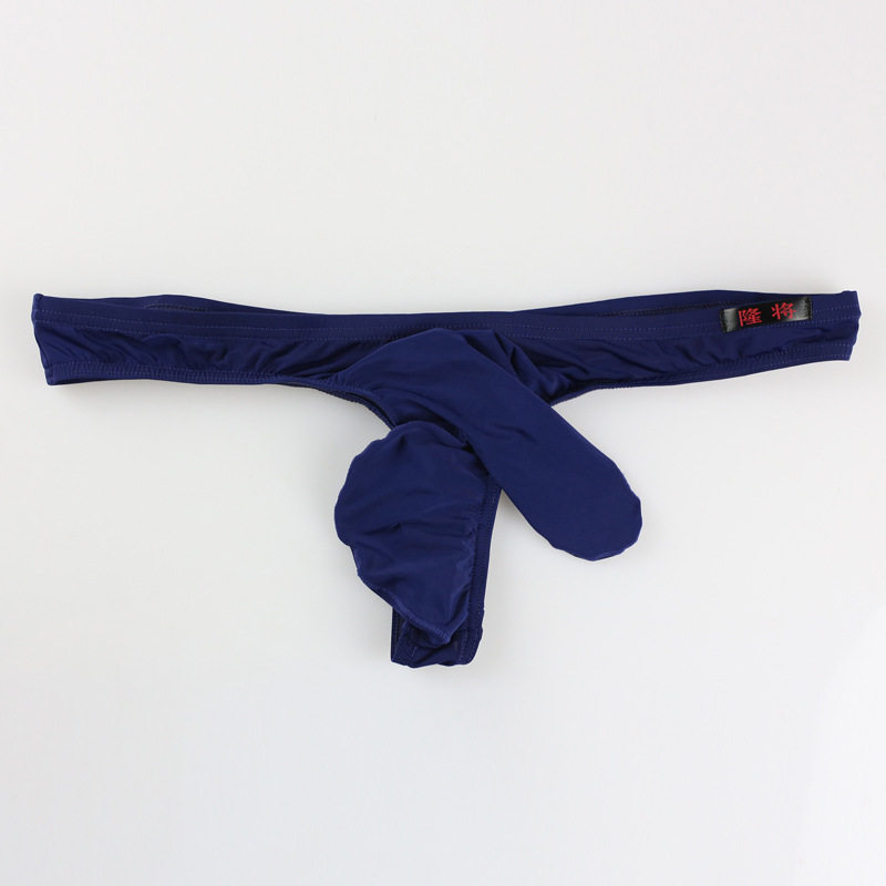 套袋男士兜蛋内裤丁字裤jj兜袋飞机裤提形环袋男丁字裤
