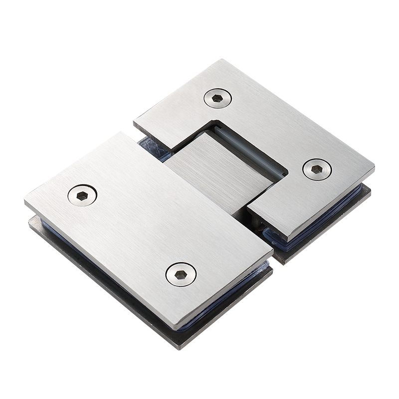 浴室不锈钢无框玻璃门淋浴房合页90度平开折页铰链浴室玻璃夹