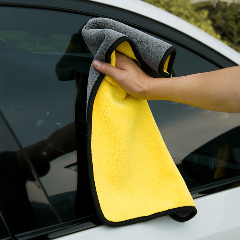 车载毛巾擦车巾专用巾玻璃清洁擦无痕擦车布超纤维不掉毛汽车抹布