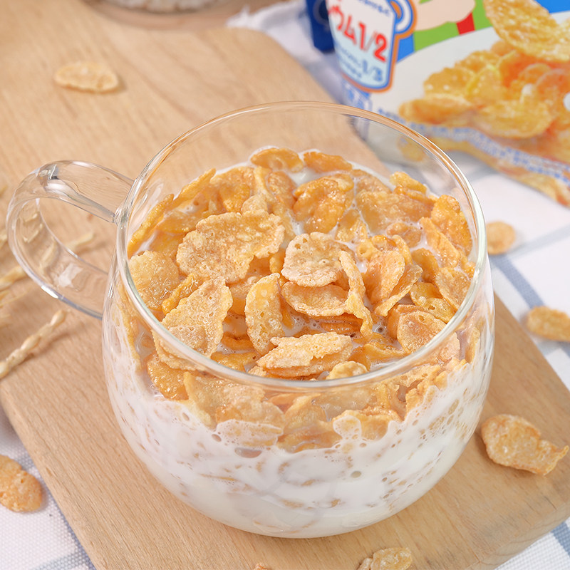 麦片日本进口零食日清儿童童即冲泡原味牛奶冲饮麦片