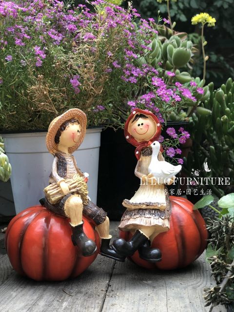 American country boy girl elf garden ornaments garden ornaments home farm flower gardening landscaping American country boy girl elf garden ornaments garden ornaments home farm flower gardening landscaping