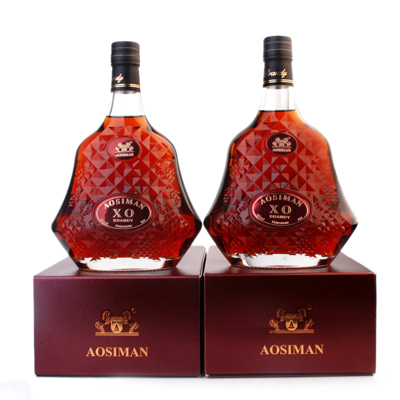 洋酒男爵xo白兰地xo礼盒盒装瓶装白兰地