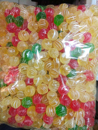 5斤水果2500g糖果怀旧糖球硬糖糖水糖花光腚传统糖果