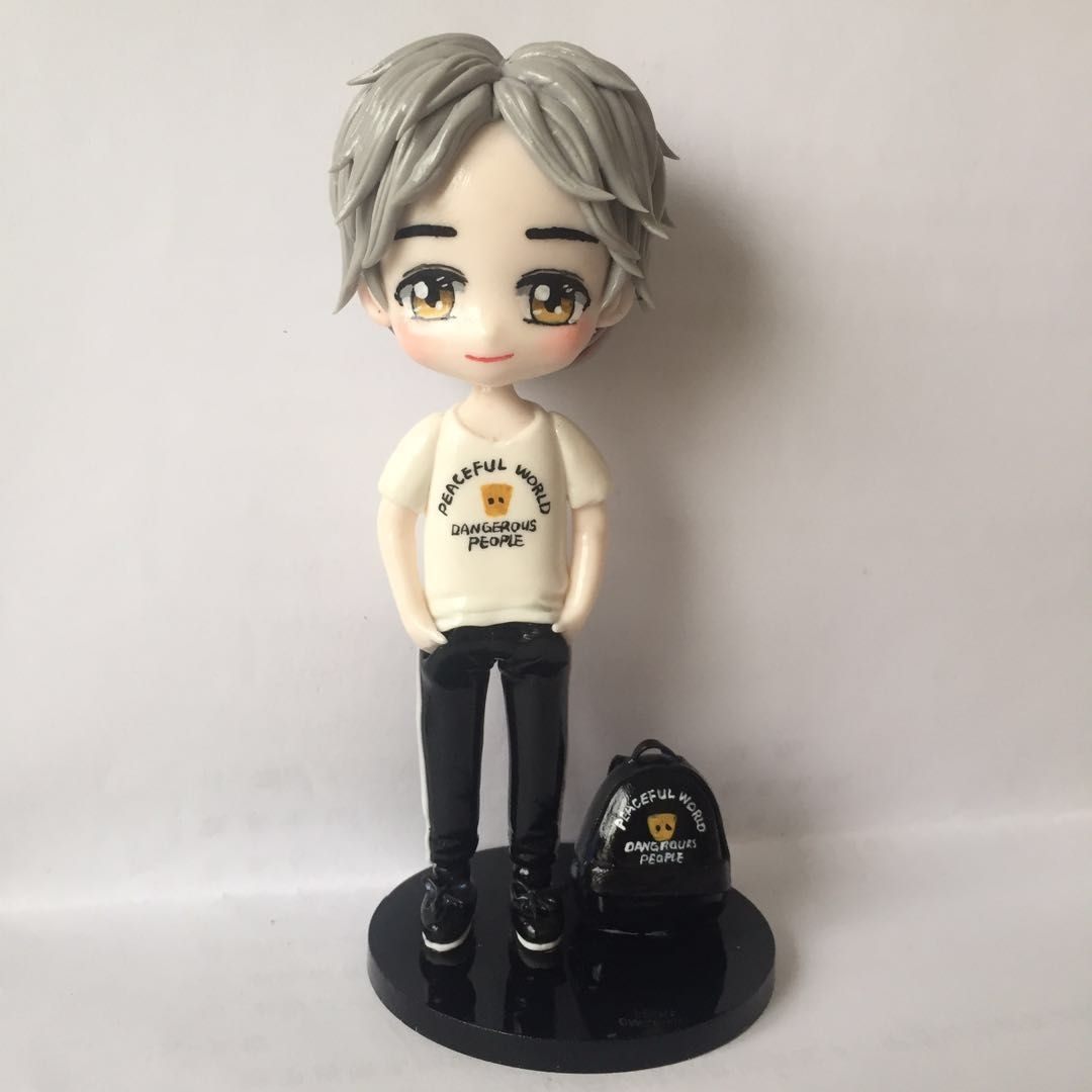 薛之谦diy定做真人人偶超轻粘土私人定制明星手办