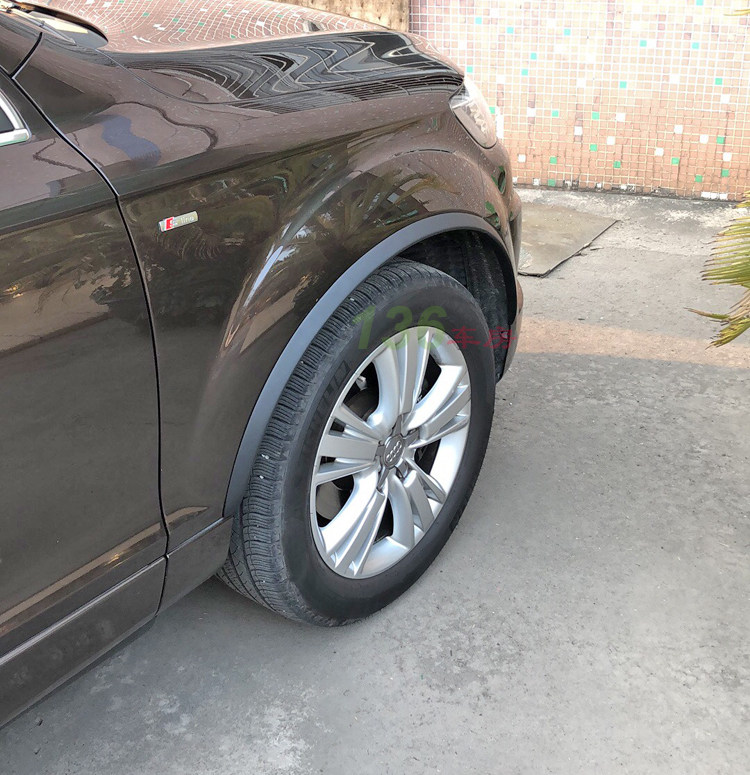 奥迪q7轮眉纳智捷款小轮audiq7宽体轮弧pu轮眉