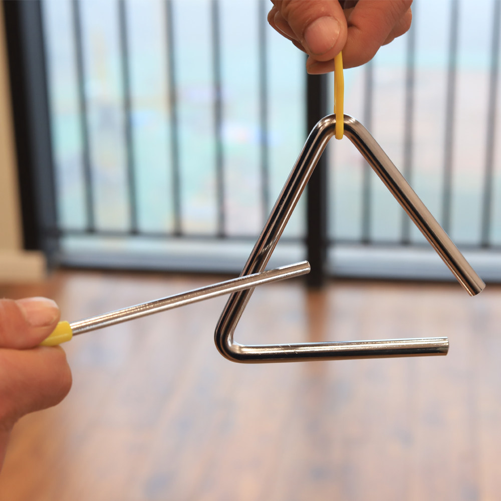 奥尔夫打击乐器三角铁儿童童音乐器小学生幼儿园专业教具打击乐器