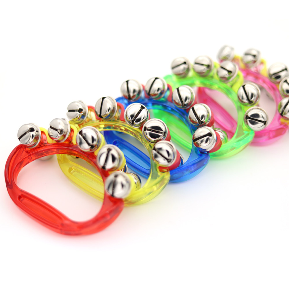 串铃打击乐器手摇幼儿园铃铛奥尔夫音乐乐器早教教具铃类乐器