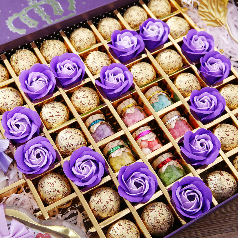 德芙巧克力礼盒装61六一儿童节糖果零食送女友创意生日礼物女生