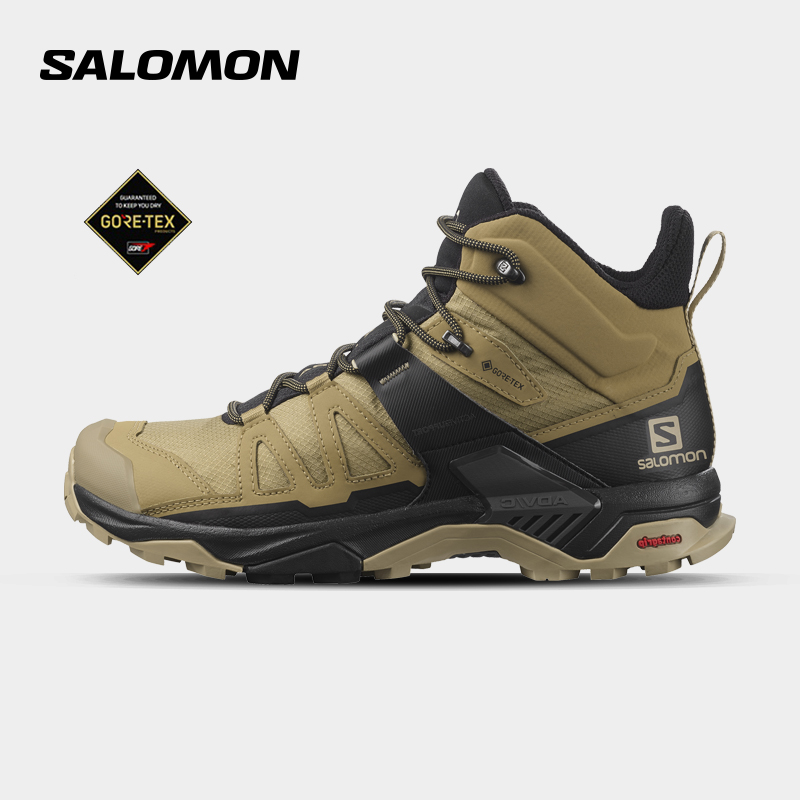 爱打扮(www.idaban.cn)，salomon萨洛蒙男子户外防水徒步鞋冬中帮登山鞋X ULTRA 4 MID GTX