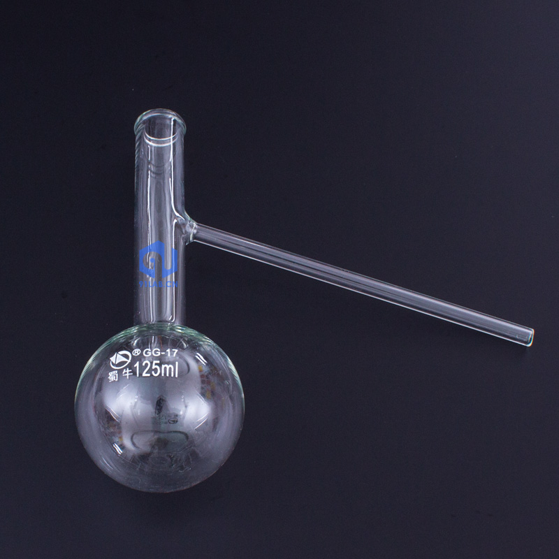 蜀牛 赛氏蒸馏烧瓶具支管烧瓶反应瓶蒸馏瓶 化学玻璃教学仪器