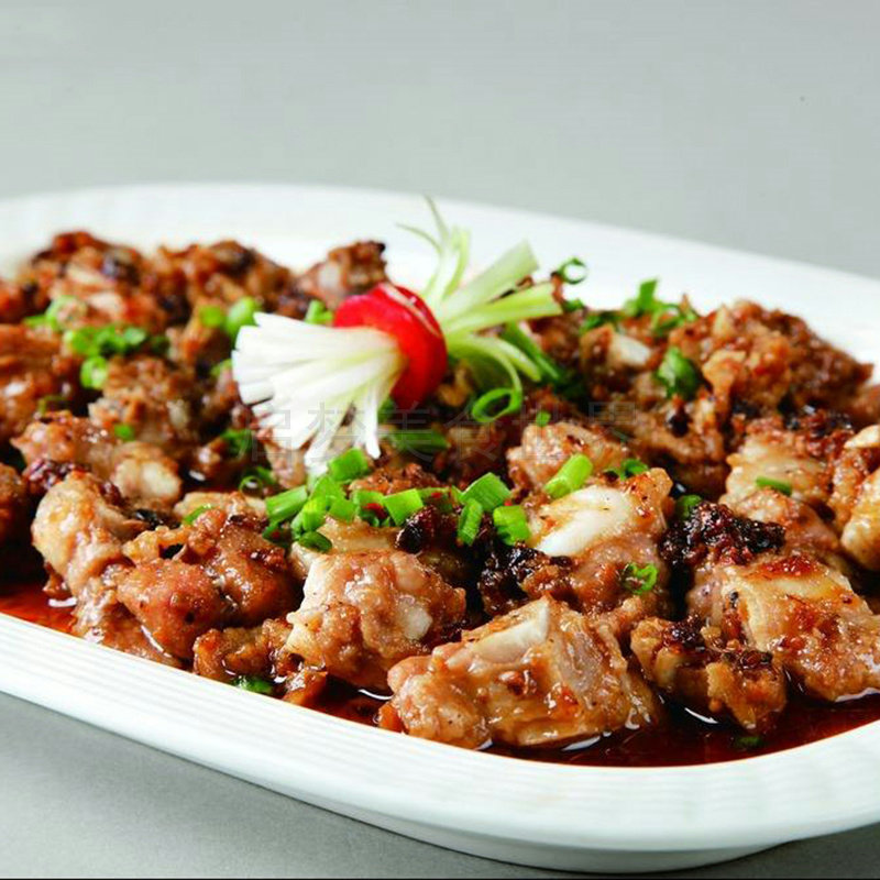 豉汁排骨5斤装半成品广东早茶点心冷冻食品猪排