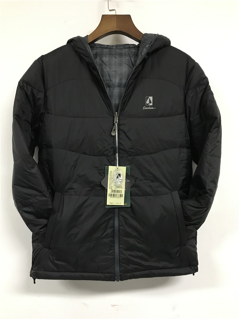 羽绒服sevlae圣弗莱男士秋冬保暖加厚羽绒衣连帽羽绒衣