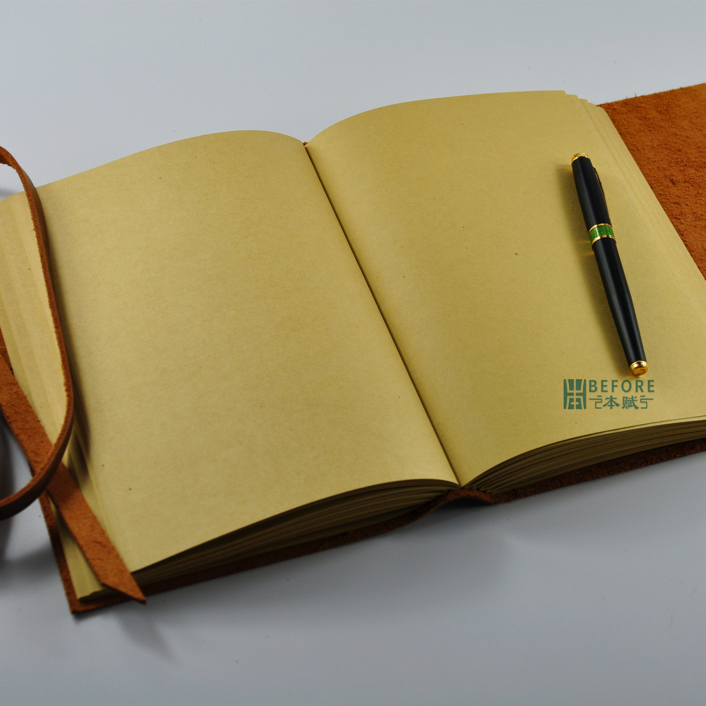 a5牛皮手工复古记事本欧式真皮日记本笔记本