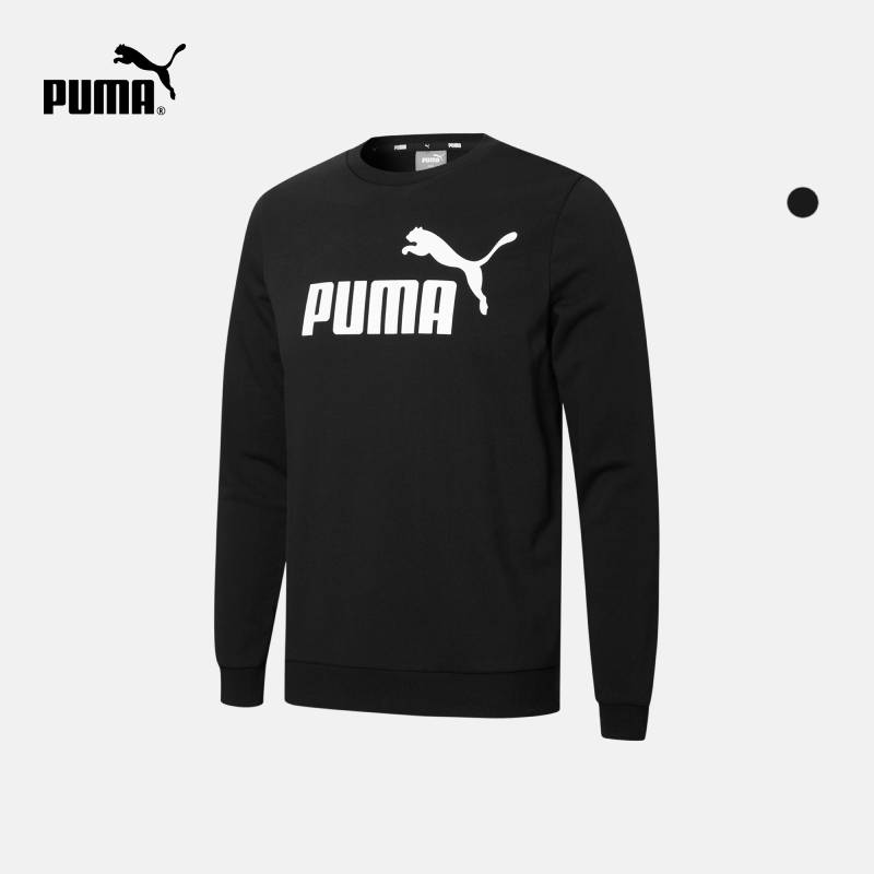 PUMA彪马官方正品 新款男子休闲运动卫衣印花圆领卫衣 ESS 588705