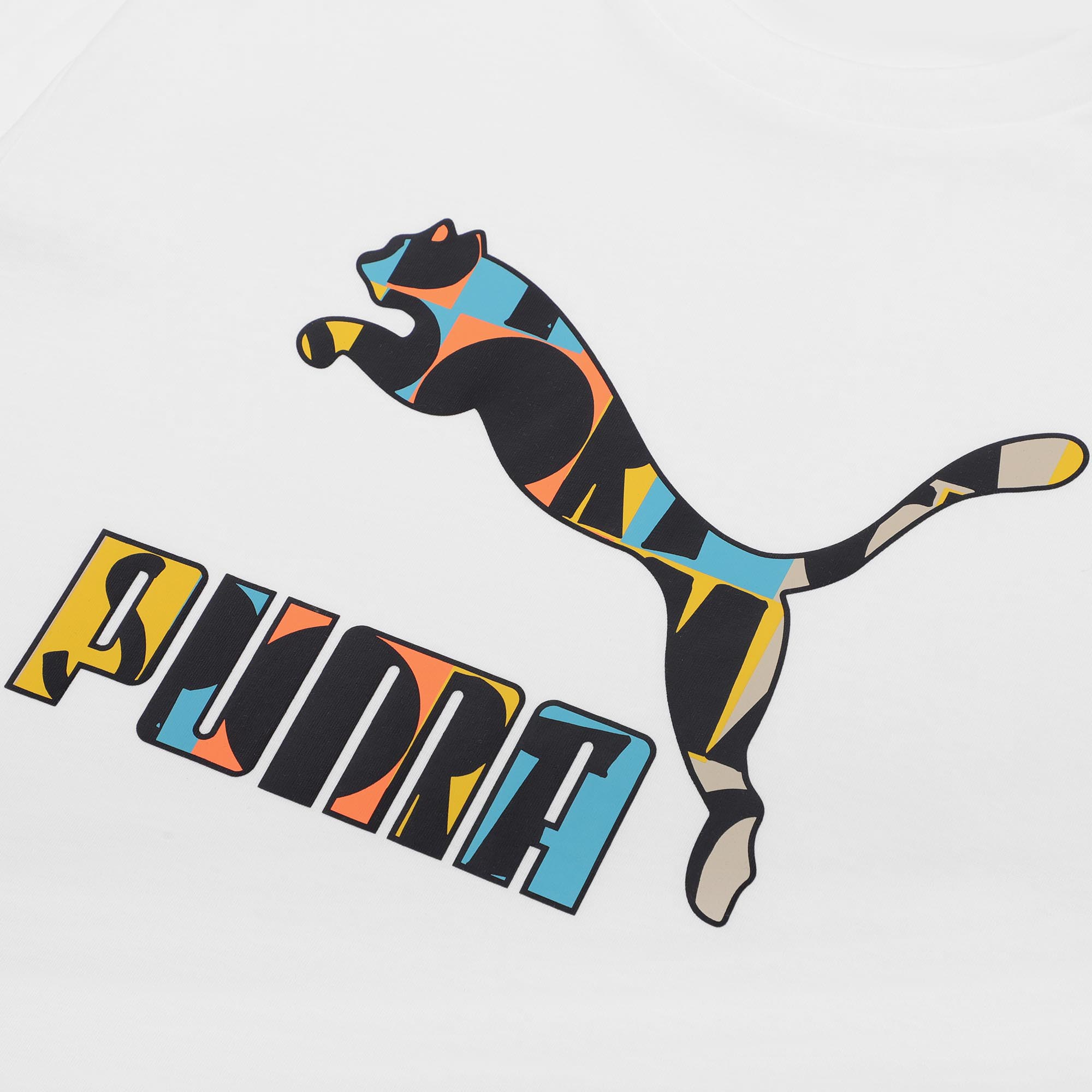 puma彪马官方新款男子休闲印花圆领短袖hc运动t恤