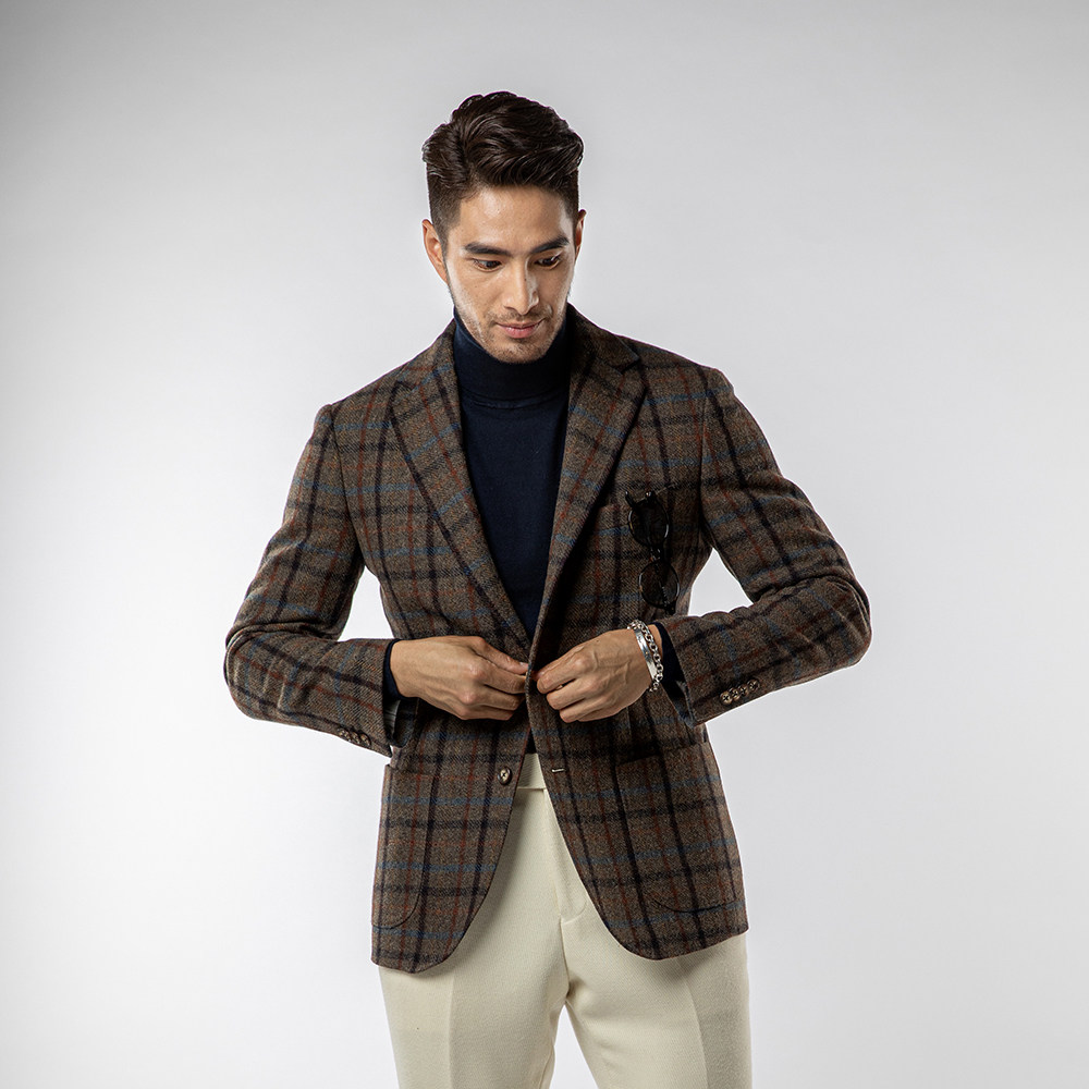 bnf秋冬新品哈里斯西装休闲潮流商务男士英伦西服