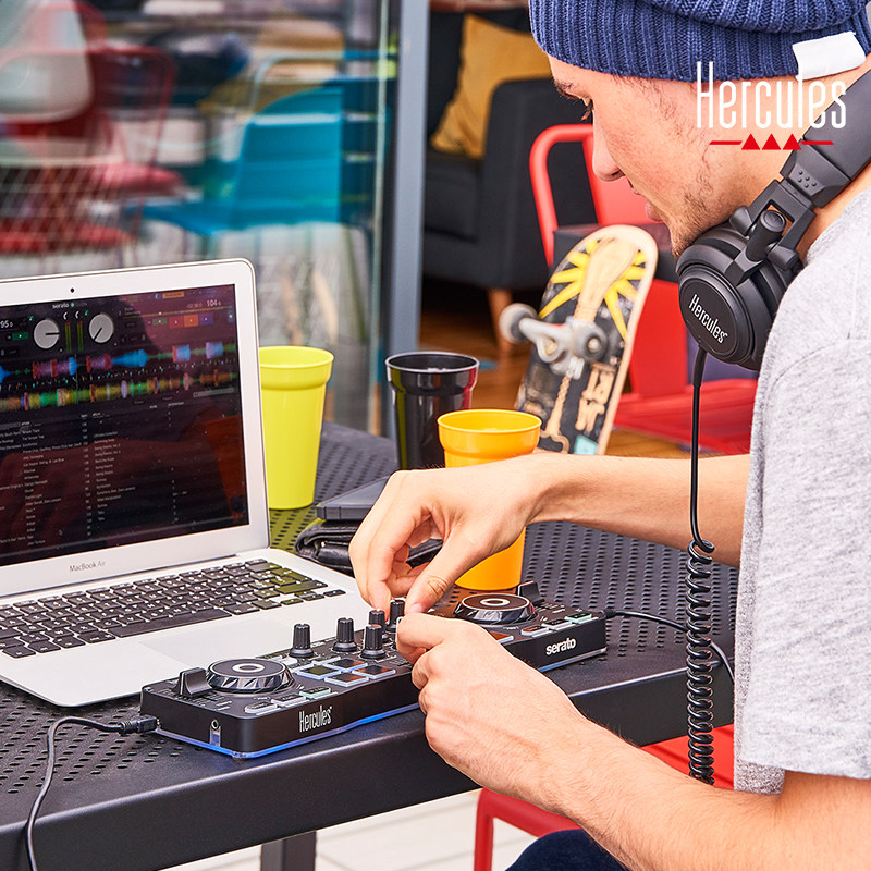 djhercules酷乐starlight入门款打碟机便携携款控制器混音器