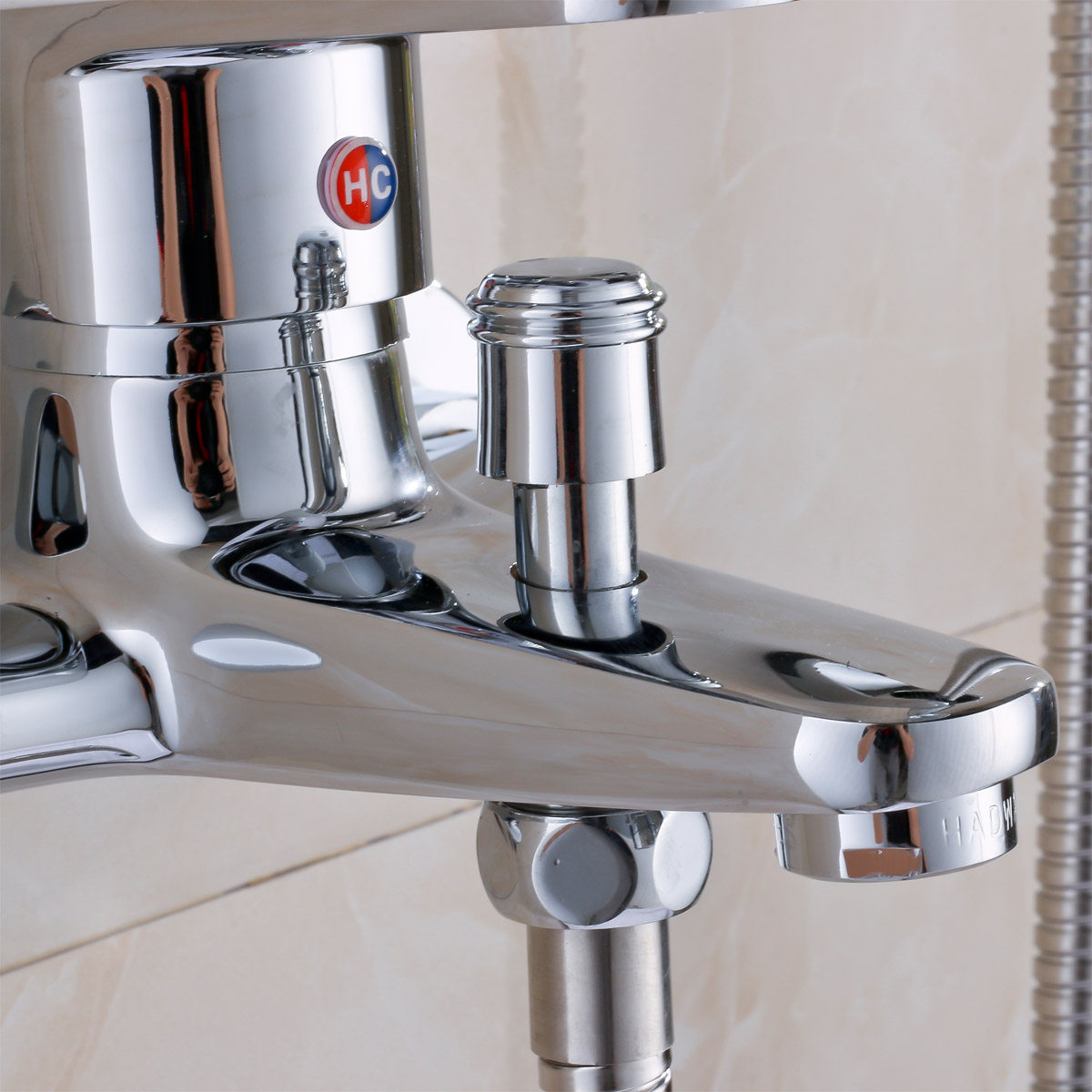 龙头时龙铜质三联浴缸淋浴花洒浴室冷热冷热水花洒配件