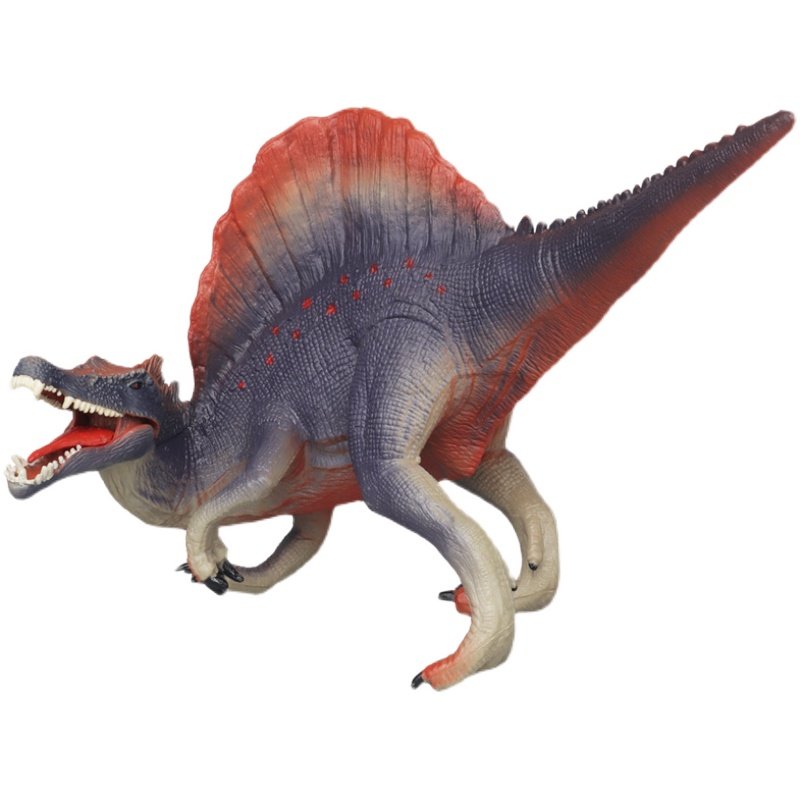 玩具仿真恐龙六一儿童实心扶姿棘背龙塑胶大号仿真