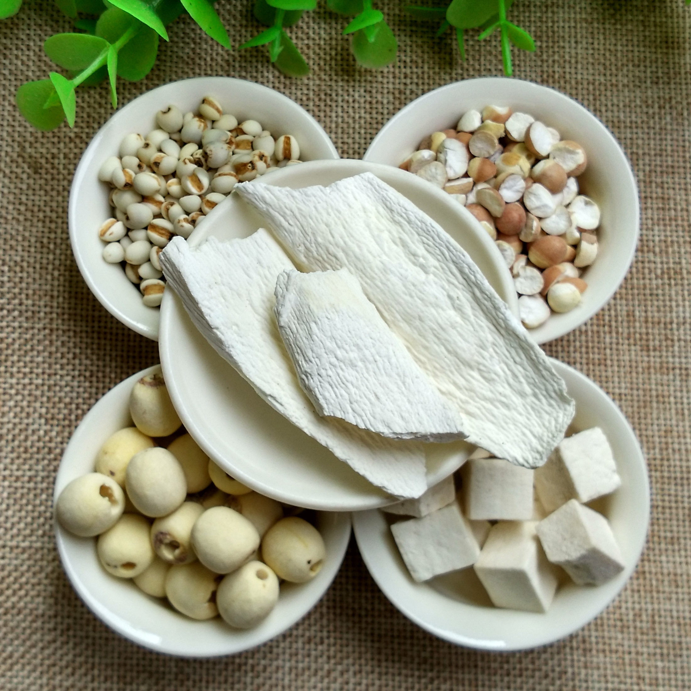 台湾四神汤 可做月子早餐月子粥 莲子芡实茯苓等五份装250g